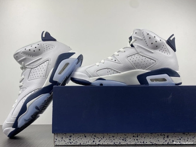 MaikeSneakers CT8529-141 (2022) Midnight Retro Navy Jordan 6 0802
